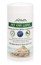 Ear Cleaner Wipes for Dogs Cats Puppies & Kittens 100 Count Removes Dirt Wax