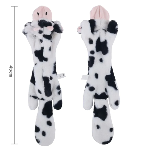 Squeak Pet Toy - Plush Animal Chew Toy for Dogs