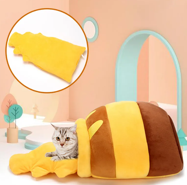 Warm Honey Pot Pet Nest Pet Bed