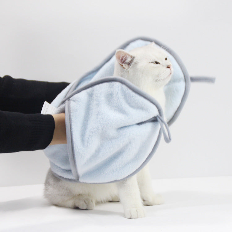 Coral Fleece Pet Towel for Cats and Dogs on Amazon