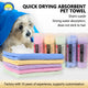 PVA Quick-Dry Pet Bath Towel for Dogs (3D Design)