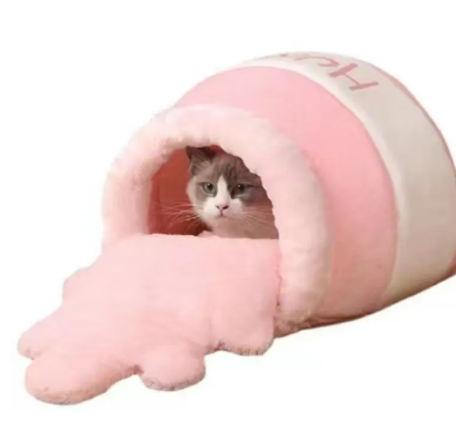 Warm Honey Pot Pet Nest Pet Bed