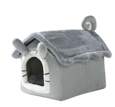 Fleece House Pet Bed